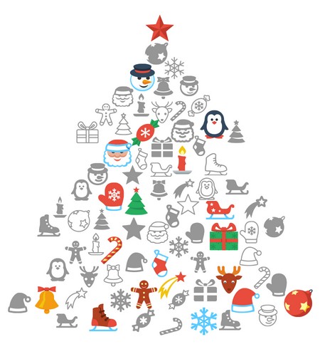 Flat Christmas Free Icon Packs for all Platforms